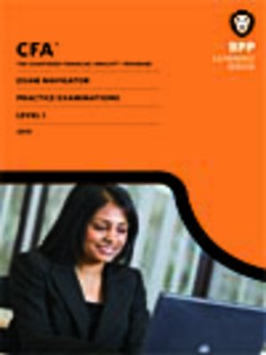 cover image of CFA Navigator - Level 1 Mock Examinations